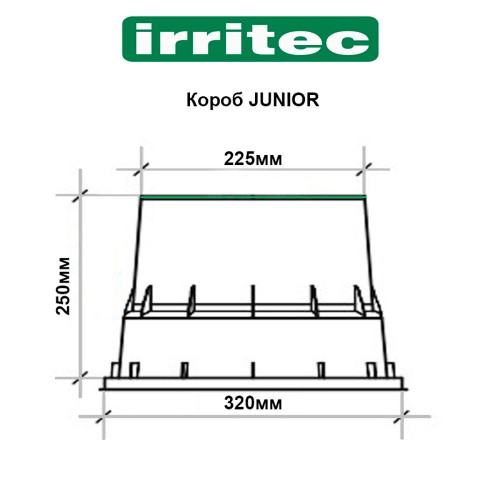 Короб Large Irritec IGPCZ2000N02C Junior (Юниор)