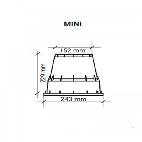 Короб мини (Mini) Rain SPA 210.3001150 (Италия)