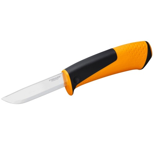 Нож универсальный Fiskars с точилкой 1023618